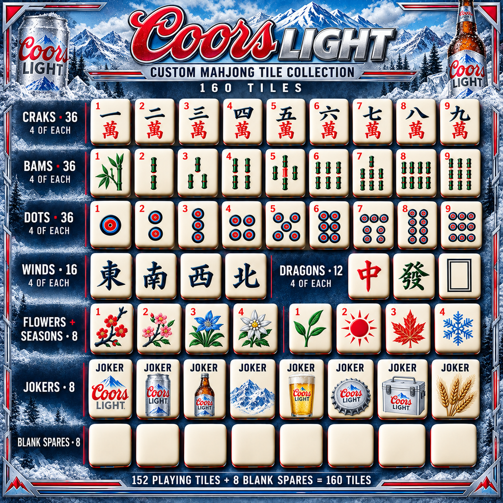 CRL Premium Mahjong Set – Game Night Edition PNPA