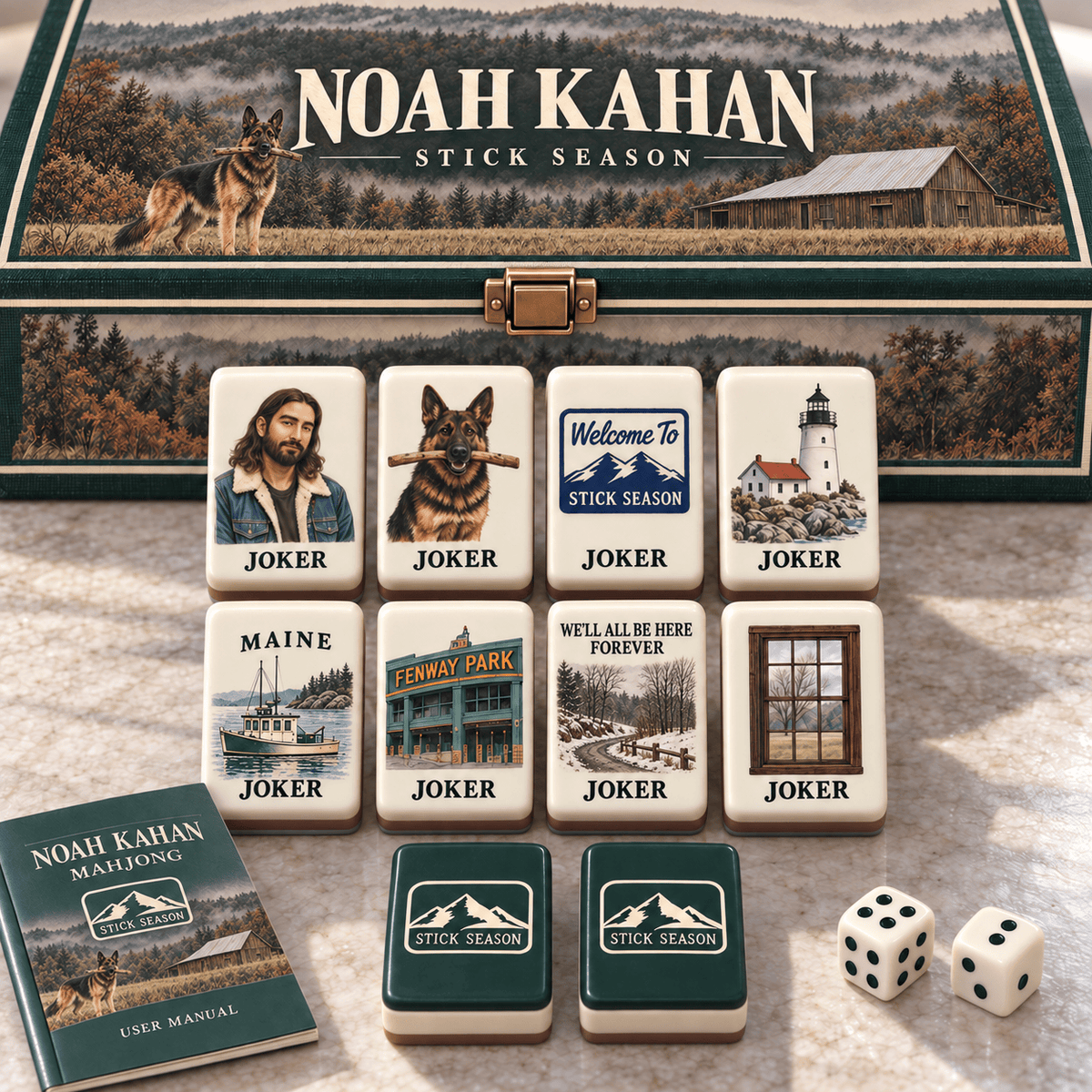 Premium NKH Mahjong Tiles Set TTMH