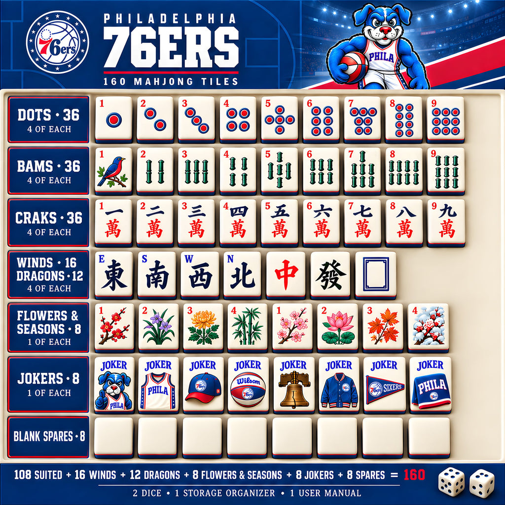 Premium PL77 Mahjong Tiles Set TTMH