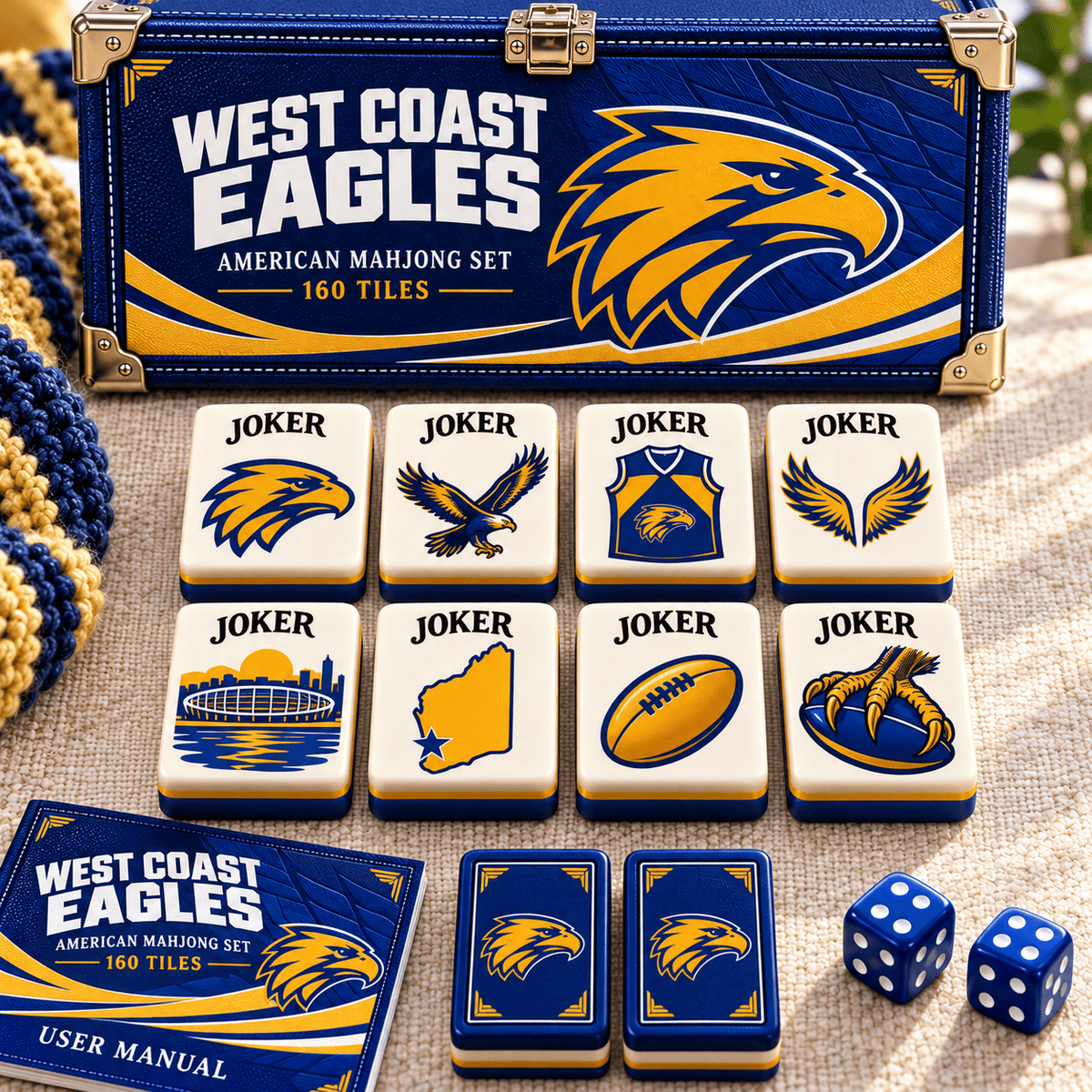 Premium WCE Mahjong Tiles Set PVNA
