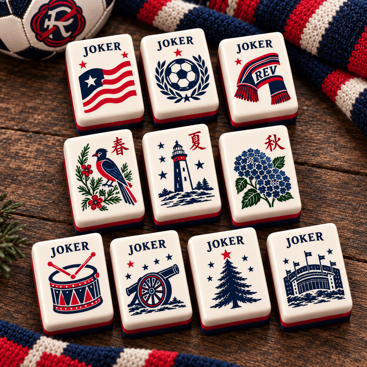 Premium NER Mahjong Tiles Set TNSM