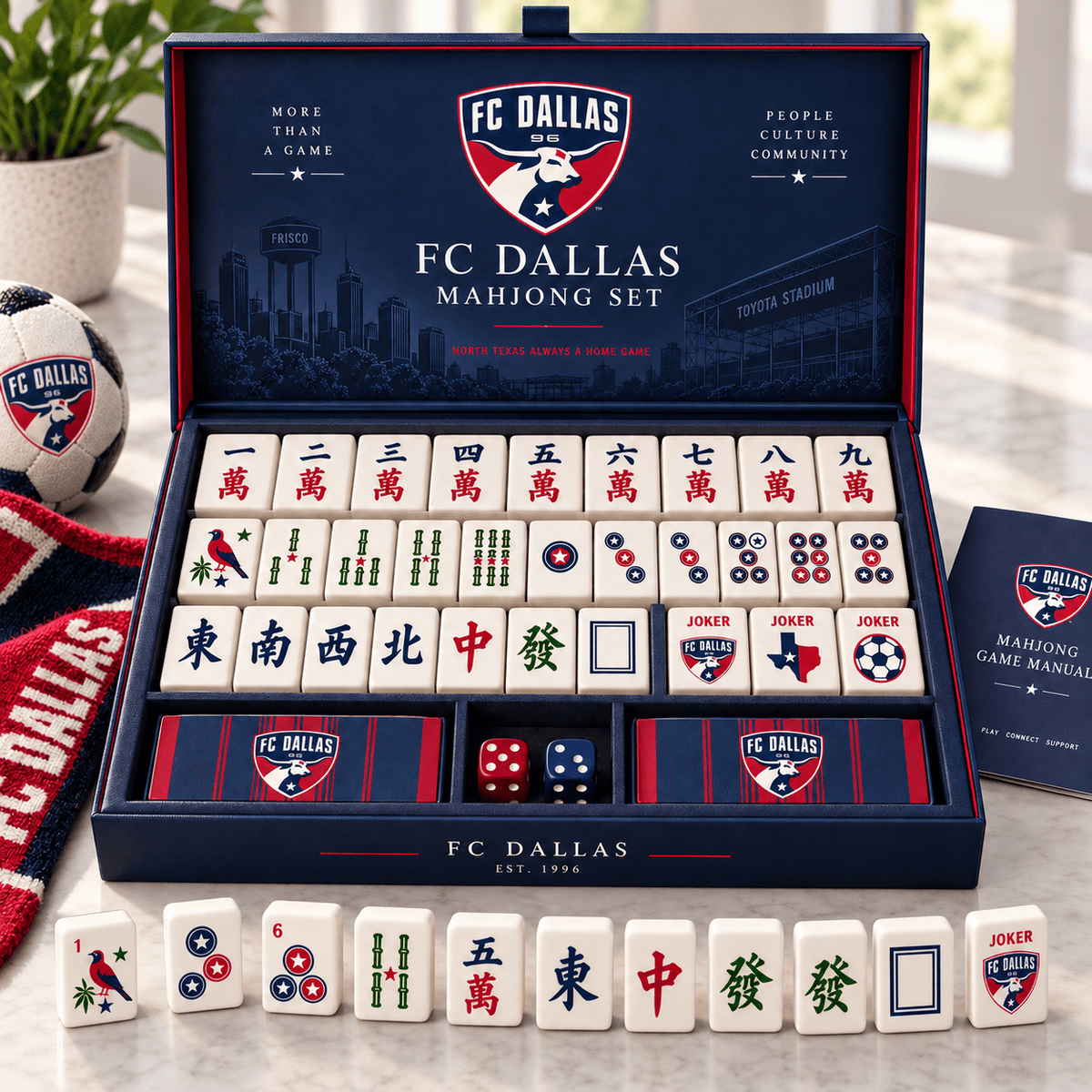 Premium FCDL Mahjong Tiles Set TNSM