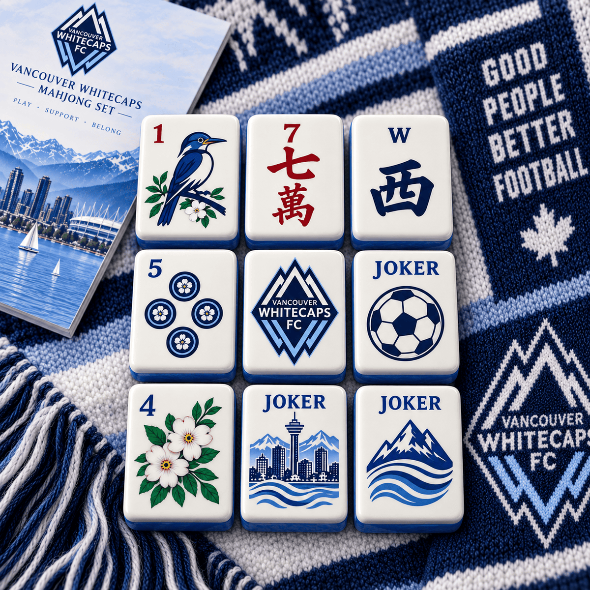 Premium VW Mahjong Tiles Set TNSM
