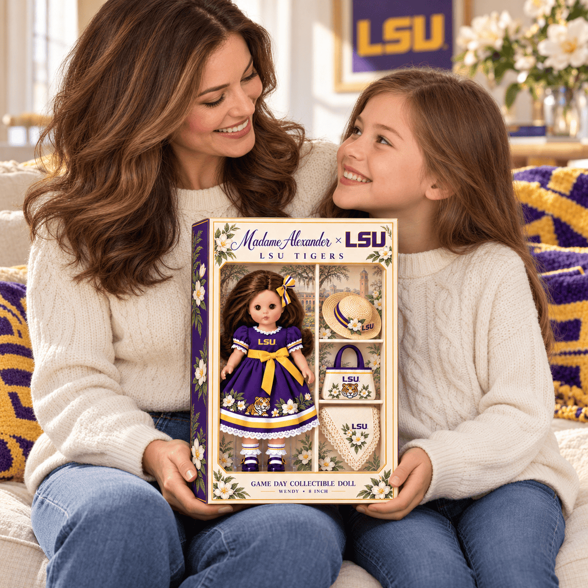Premium LSU Commemorative Collector Doll TMH