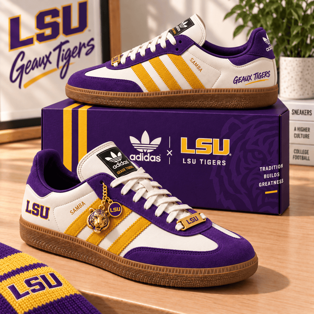 LSU Premium Custom Low-Top Sneakers PNPA