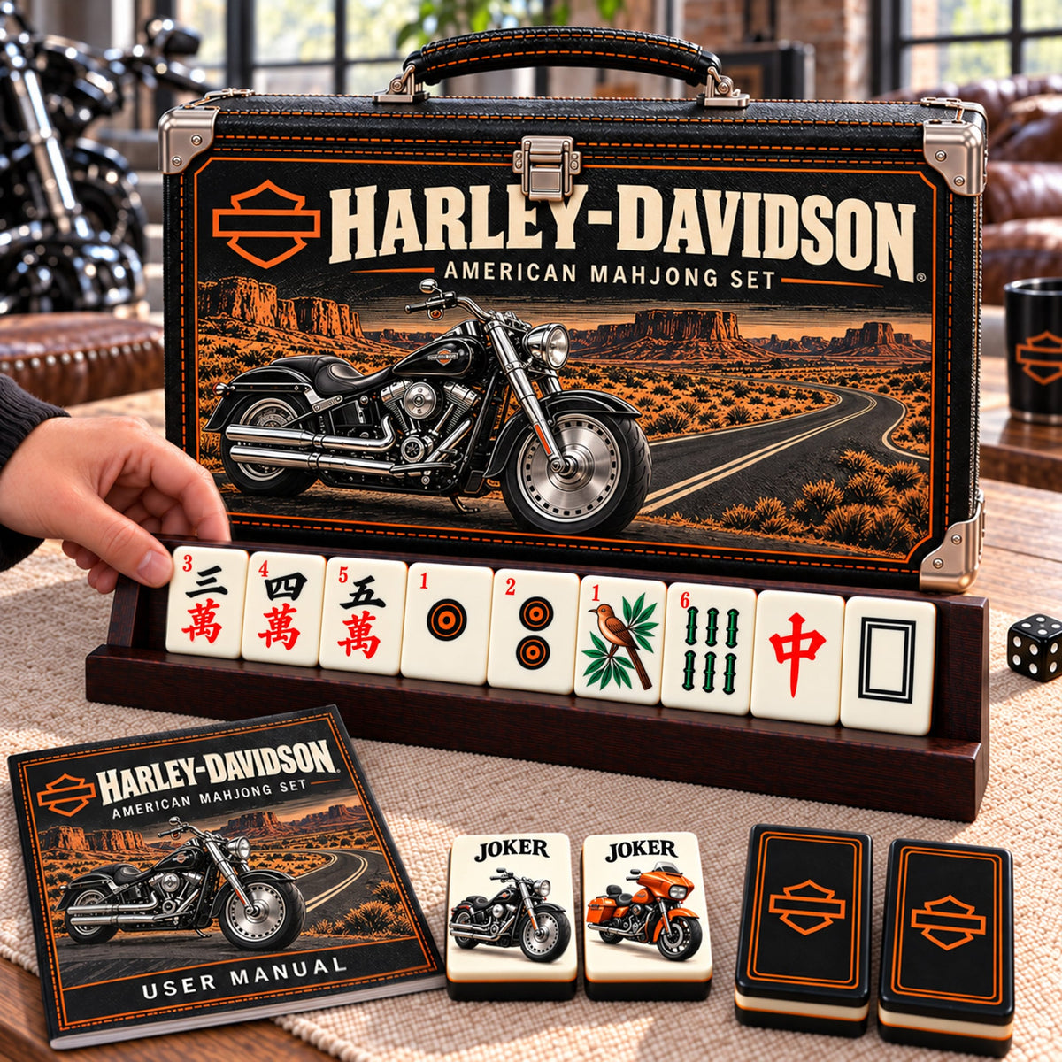 Premium HLDV Mahjong Tiles Set PVNA