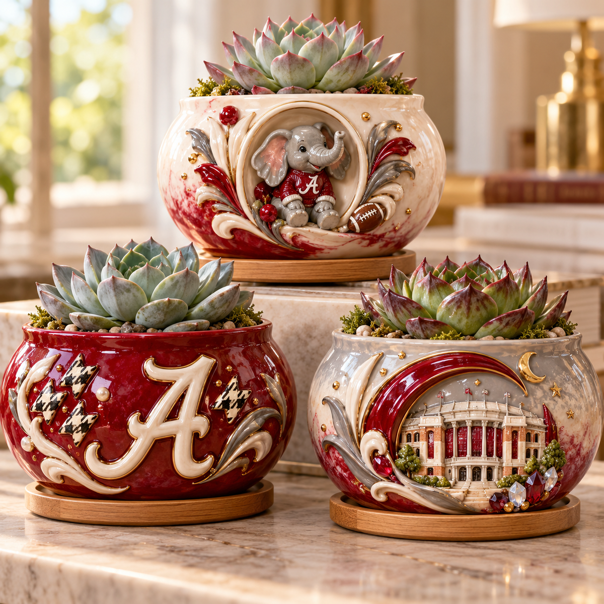 ACT 3-Piece Succulent Planter Set HTTT