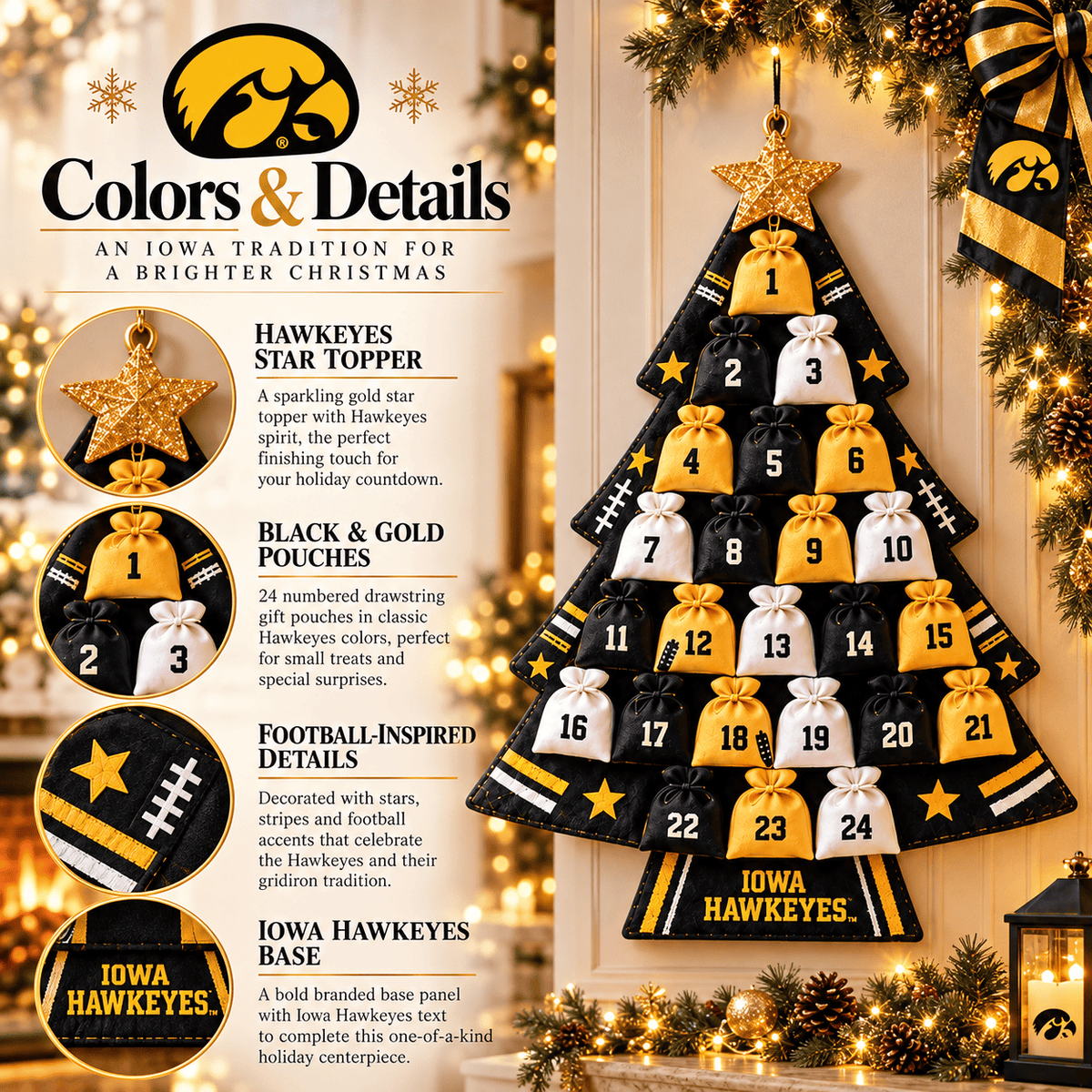 Premium IWHK Christmas Tree Countdown Calendar TNSM